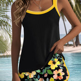 Bregje | Tweedelig Elegant Tankini-Set