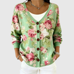 Rosa - Comfortabele gebreide cardigan met knopen