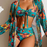 Glenda - Bikini met Bloemenrok