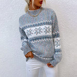 Caroline - Vintage trui - Blauw