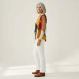 Sanne - Trui met geometrisch patroon - zijaanzicht
