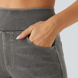 Comfortabele jeans met hoge taille