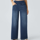 Comfortabele jeans met hoge taille