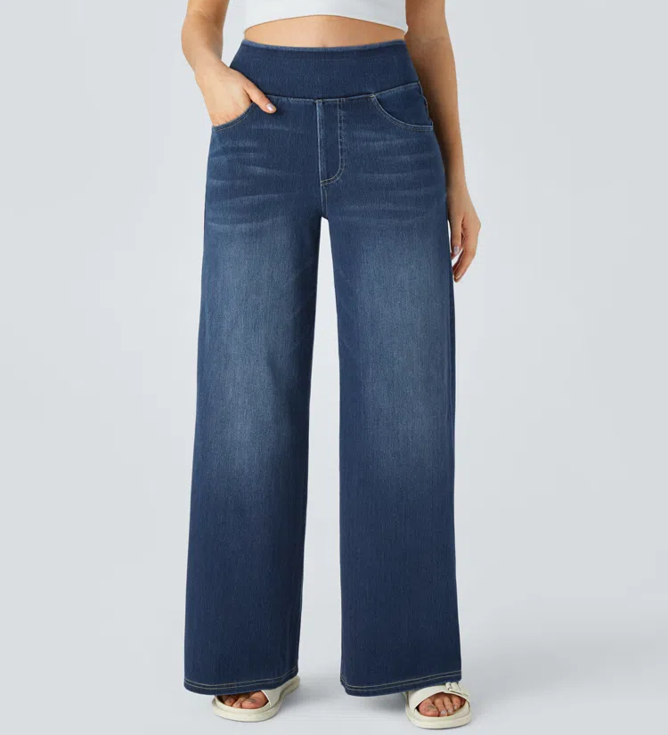 Laluna® | Comfortabele jeans met hoge taille