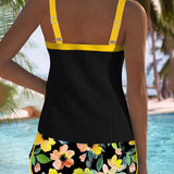 Bregje | Tweedelig Elegant Tankini-Set