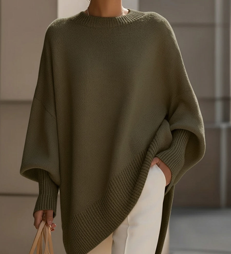 Laluna® | Oversized Lange Modieuze Trui