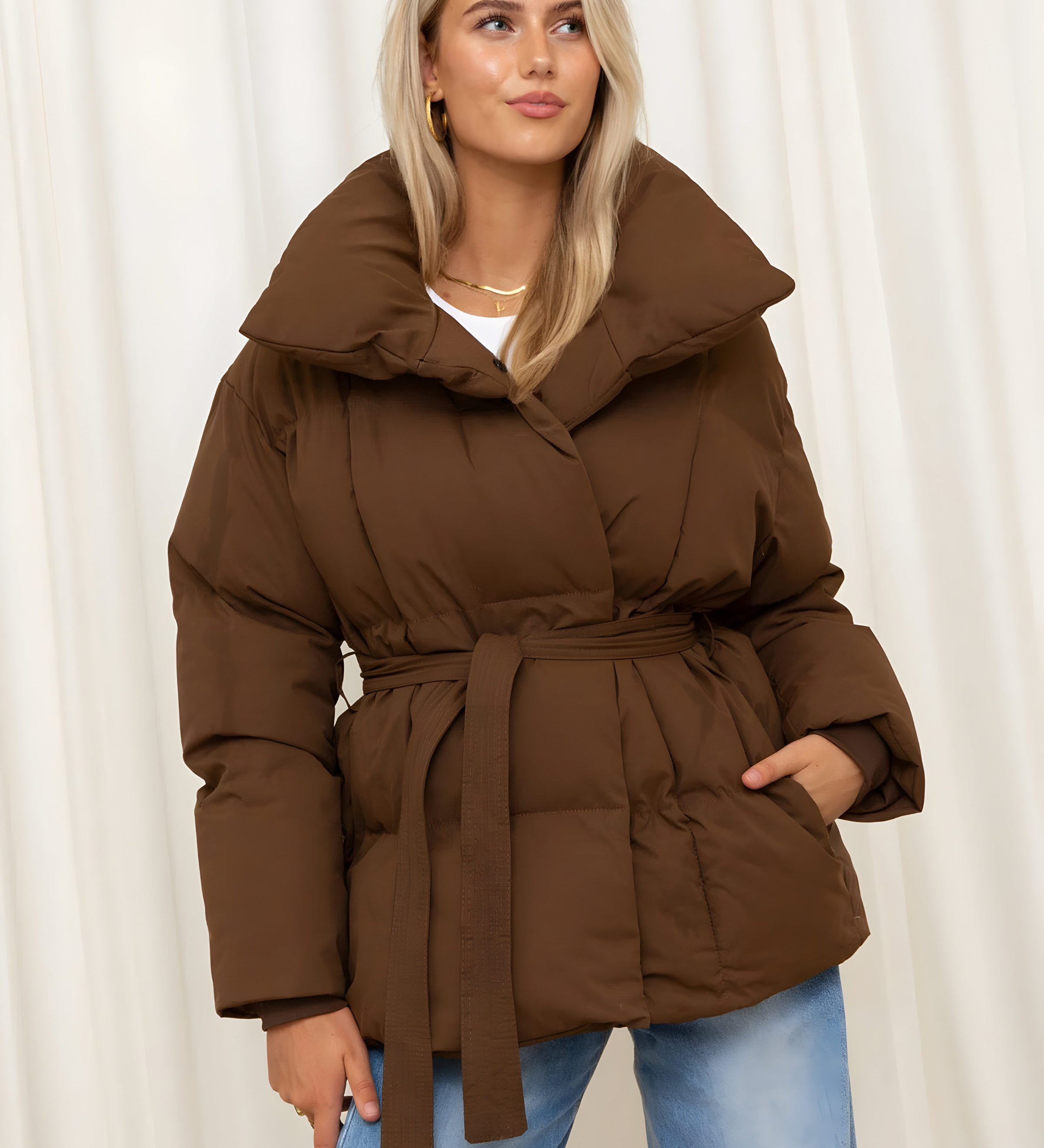 Laluna® | Elegante Gewatteerde Jas