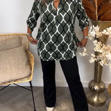 Casual blouse met lange mouwen en print
