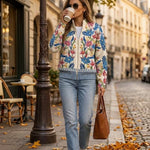 Birgit - Vest met botanisch bloemenpatroon - afbeelding 6