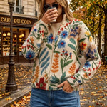 Birgit - Vest met botanisch bloemenpatroon - afbeelding 7