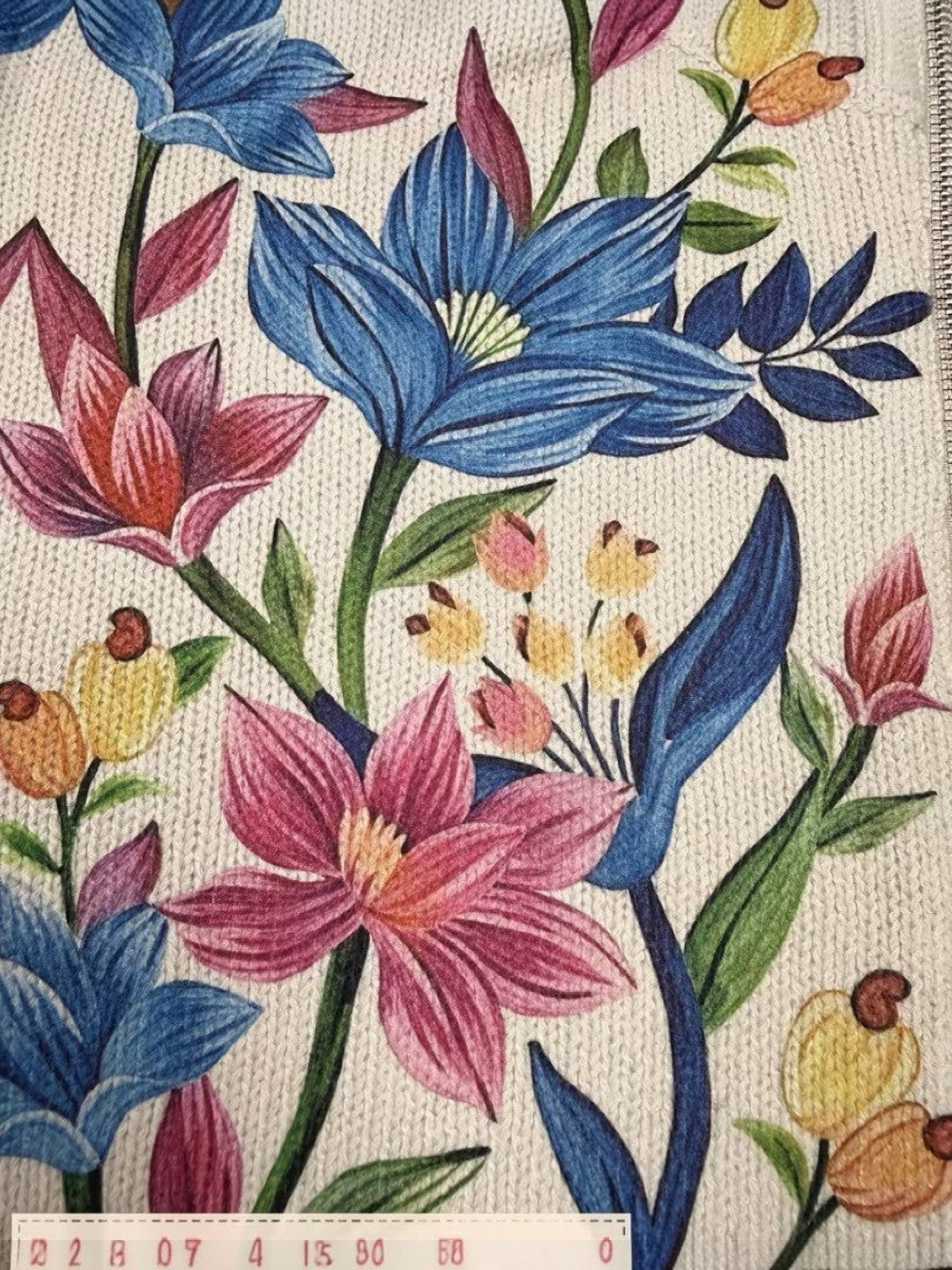 Birgit - Vest met botanisch bloemenpatroon - afbeelding 9