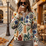 Birgit - Vest met botanisch bloemenpatroon - afbeelding 10