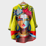 Amelia elegante zomerblouse