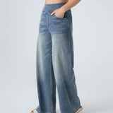 Comfortabele jeans met hoge taille