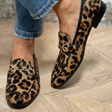 Adrianna - Gedurfde mocassins met luipaardprint - afbeelding 3