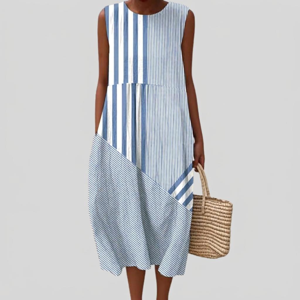 Claire - Mouwloze midi-jurk