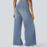 Comfortabele jeans met hoge taille