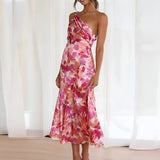 Esmée | Elegante maxijurk met bloemenprint