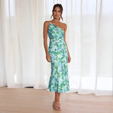 Esmée | Elegante maxijurk met bloemenprint