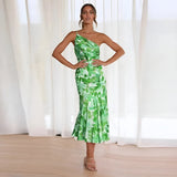 Esmée | Elegante maxijurk met bloemenprint