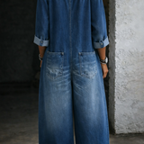 Lieselot - Jumpsuit met blote schouders en lange mouwen - afbeelding 2