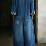 Jeanine - Casual denim tuinbroek - afbeelding 2