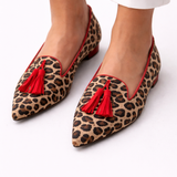 Gelly - Safarimocassins met luipaardprint