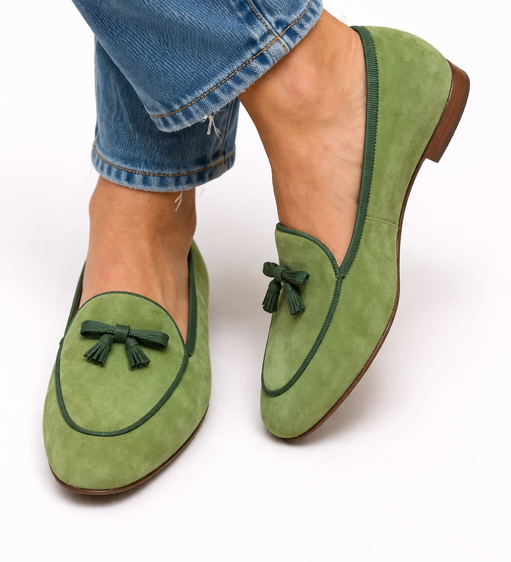 Geneviève - Elegante platte schoenen met strik