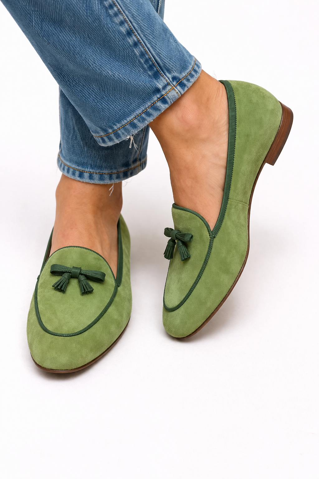 Geneviève - Elegante platte schoenen met strik