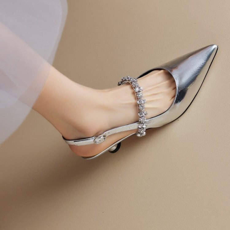 Elisa - Elegante pumps - Zilver