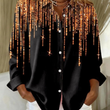 Laluna® | Geruite Damesblouse met Lange Mouwen