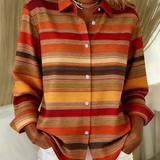 Laluna® | Geruite Damesblouse met Lange Mouwen