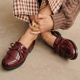 Cordelia - Elegante mocassins met strik - Bruin (bijna uitverkocht)
