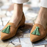 Freya - Mocassins met pompon - afbeelding 2