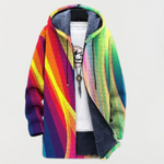 Emilia - Jas met regenboogstrepen - Meerkleurig