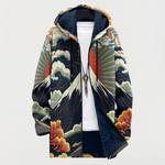 Marie - Jas met bergochtendprint