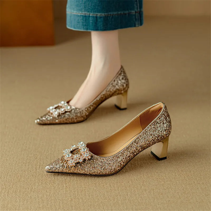 Theresa - Glitterpumps - afbeelding 4