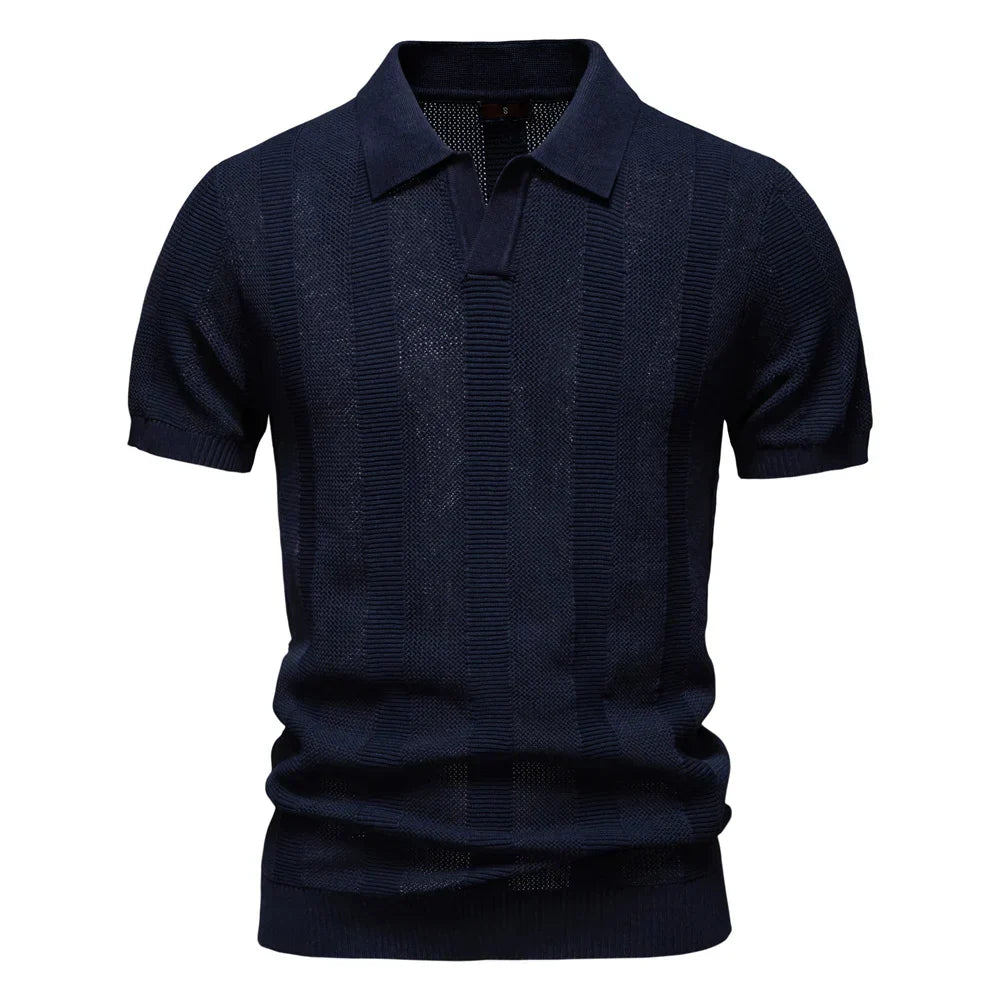 Laluna® | Katoenen Gestreepte Polo