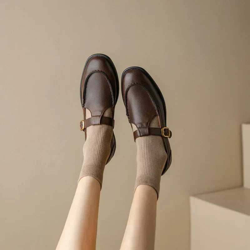 Käthe - Retroschoenen - Bruin