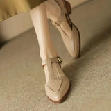 Hannah - Schoenen met gesp - Kaki