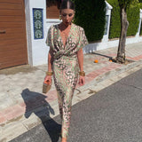 Annelies | Elegante zomerjurk met korte mouwen