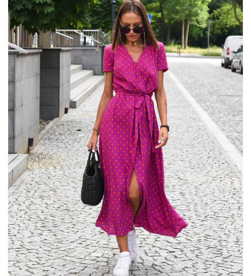 Zoë | Elegante zomerjurk met V-hals