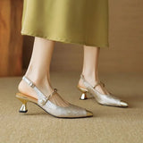 Margarete - Elegante hakken - Beige