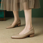 Ella - Schoenen met een middelhoge hak - Beige