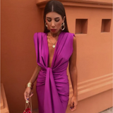 Willemijn | Elegante zomerjurk met bloemenprint