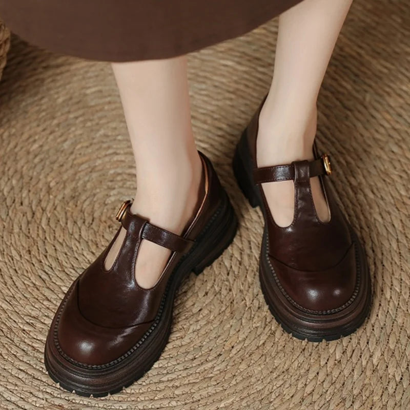Luisa - Vintage schoenen met T-band - afbeelding 2
