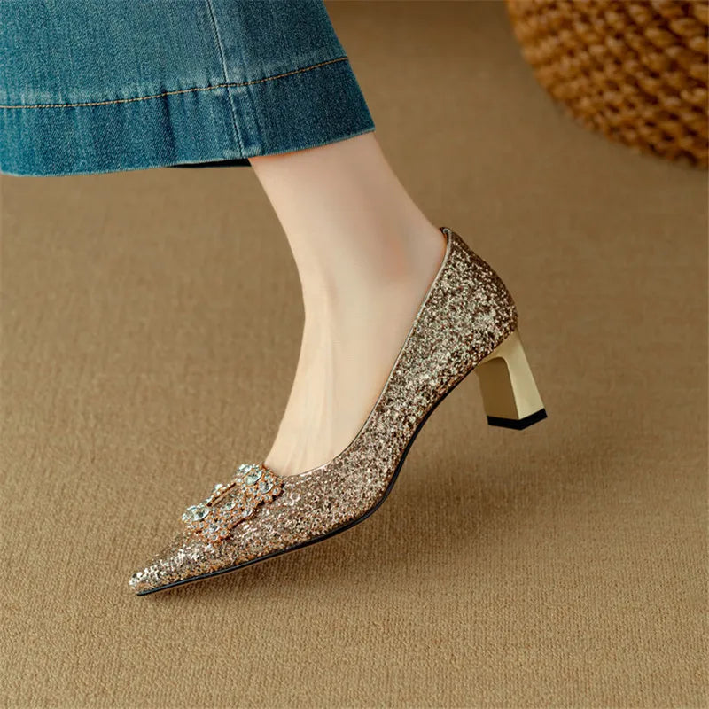 Theresa - Glitterpumps - afbeelding 3