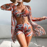Janneke | 3-delig Bikini Set met Print