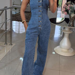 Anouschka - Denimjurk met vierkante hals - afbeelding 2