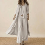 Gerda - Stijlvolle driedelige set - Wit